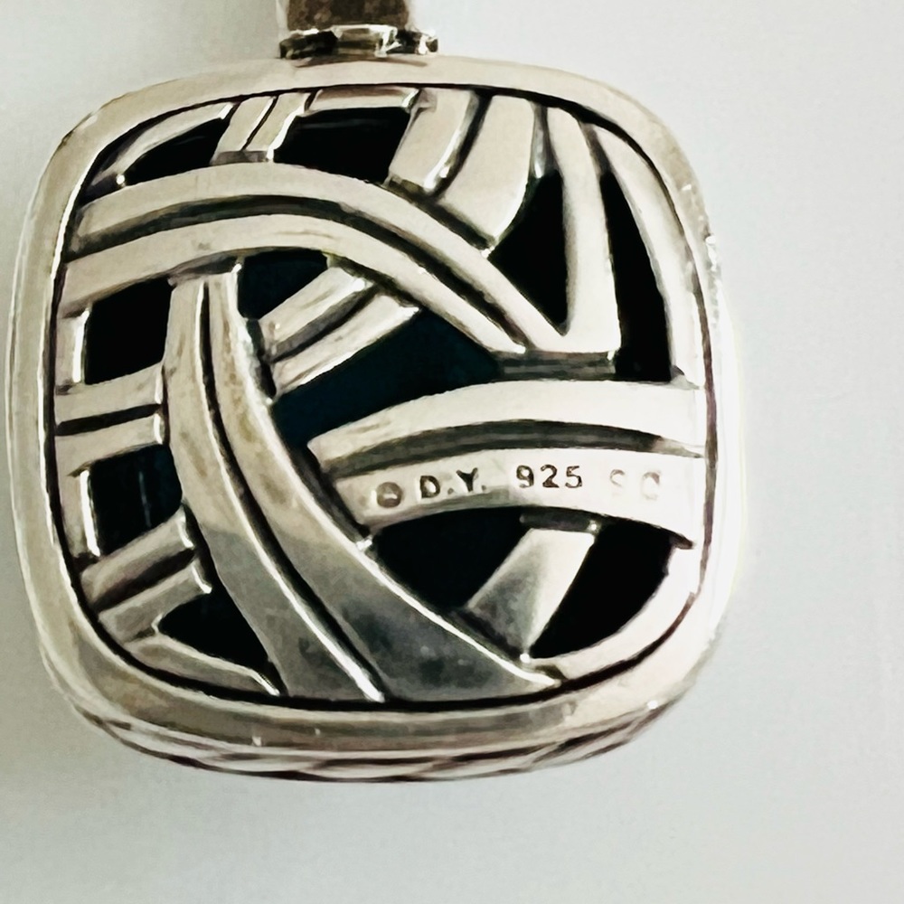 David Yurman Turquoise Pendant Necklace - Picture 10 of 12